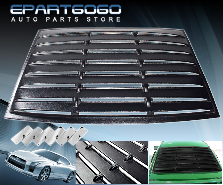 20052012 FORD MUSTANG V8 V6 GT REAR WINDOW LOUVER VINTAGE RACING SPORT